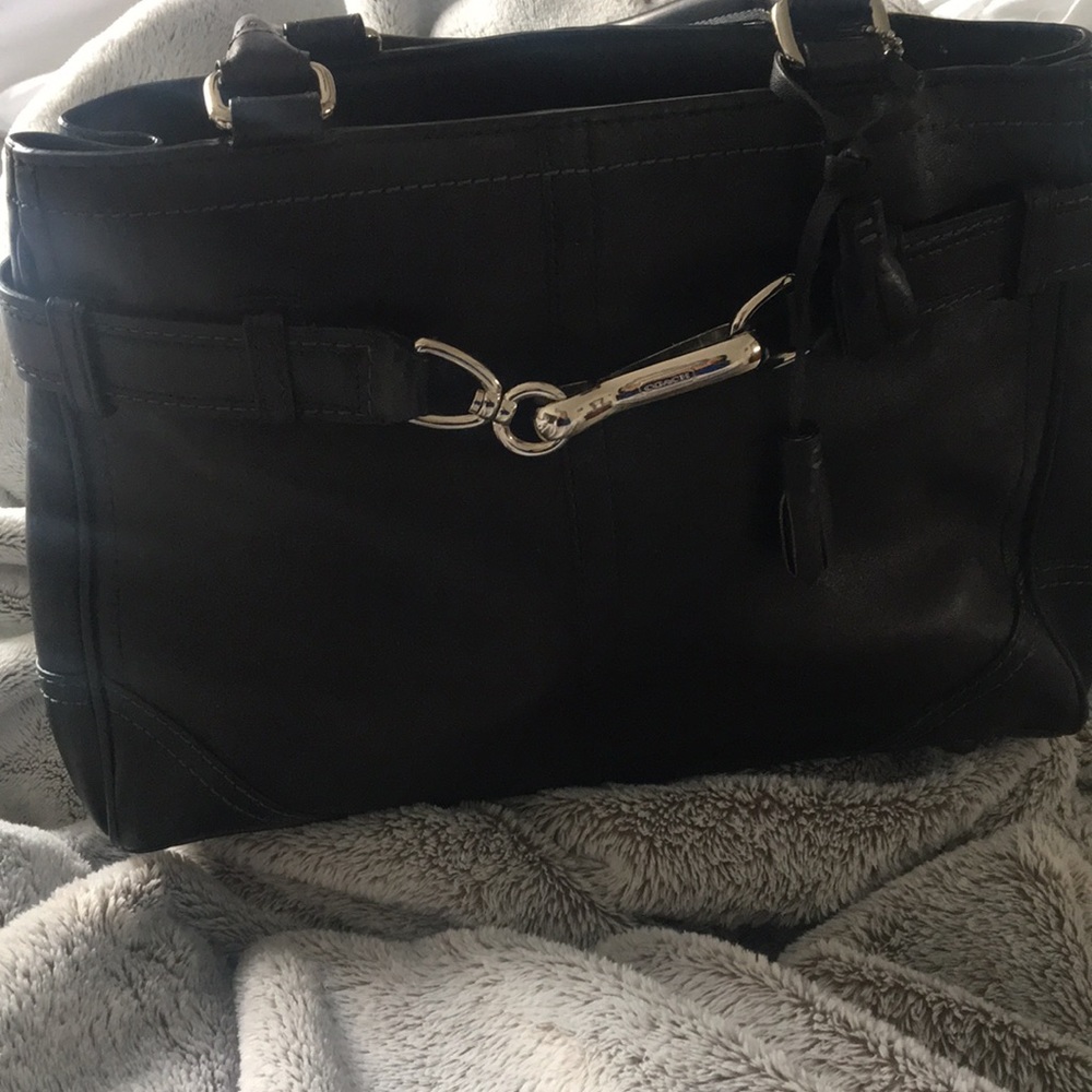 Black coach bag